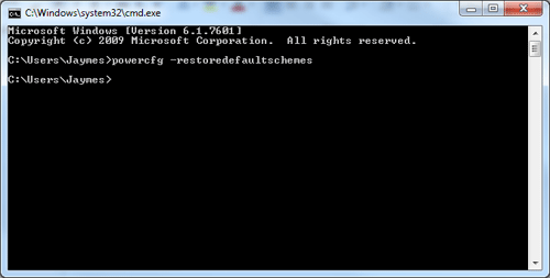 Command Prompt Window